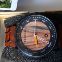 Дървен кварцов часовник Бобо бърд, Bobo Bird, снимка 13 - Мъжки - 43667244
