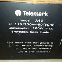 telemark a40 ретро усилвател 3105211618, снимка 9 - Ресийвъри, усилватели, смесителни пултове - 33059490