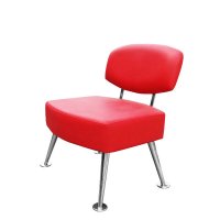 Стол чакалня за фризьорски салон 384 -  червен или син, снимка 2 - Фризьорски столове - 37256622