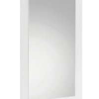 Огледало HUGO с дървена рамка бяло със сиви оттенъци 45x100 см РАЗПРОДАЖБА, снимка 4 - Огледала - 35244551