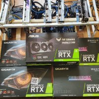 Mining rig 400Mhs RTX 3090, снимка 4 - Работни компютри - 32736774