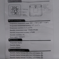 Мини цифров термометър и влагомер , снимка 2 - Друга електроника - 44844451