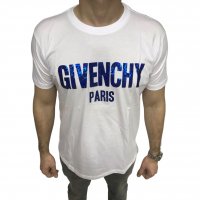 Мъжка тениска Givenchy White !!!, снимка 1 - Тениски - 35030476