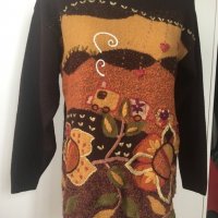 Angela Baraldi бутиков винтидж пуловер L XL, снимка 2 - Блузи с дълъг ръкав и пуловери - 27285378