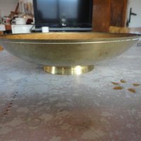 Уникална бронзова купа поднос с емайл , снимка 4 - Антикварни и старинни предмети - 43553160