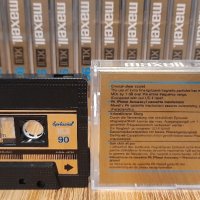 Maxell XLII 90 Gold Epitaxial хромни аудио касети с чисти обложки MADE IN JAPAN!!!, снимка 1 - Аудио касети - 43703139