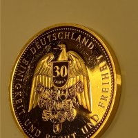 Немска монета 1 марка, снимка 2 - Нумизматика и бонистика - 43723605
