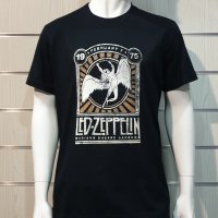 Нова мъжка тениска с дигитален печат на музикалната група Led Zeppelin - Madison Square Garden, снимка 5 - Тениски - 36869729
