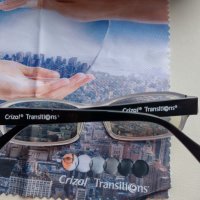 Crizal Transitions / crizal® transitions®прозрачни слънчеви,диоптрични рамки очила за компютър, снимка 6 - Слънчеви и диоптрични очила - 36659633