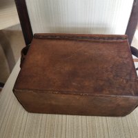 Винтидж дамска чанта Genuine Leather от 60те години , снимка 7 - Чанти - 42970247