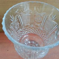 кристална купа ваза фруктиера, снимка 2 - Антикварни и старинни предмети - 27012231