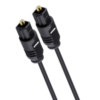 Оптичен аудио кабел DeTech, Toslink, 3.0м, Черен, снимка 1 - Други - 36545041