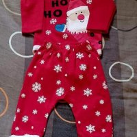 Бебешки коледен костюм, снимка 1 - Комплекти за бебе - 43467143