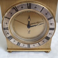 Настолен бронзов механичен часовник JAZ 1976 - 1978 година., снимка 3 - Антикварни и старинни предмети - 43527217