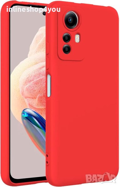Матов Силиконов Кейс за Xiaomi Redmi Note 12S, снимка 1