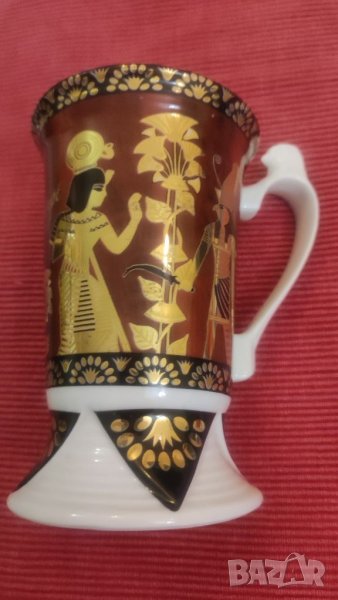 Златна чаша за чай Fathy Mahmout,ЕГИПЕТ. , снимка 1