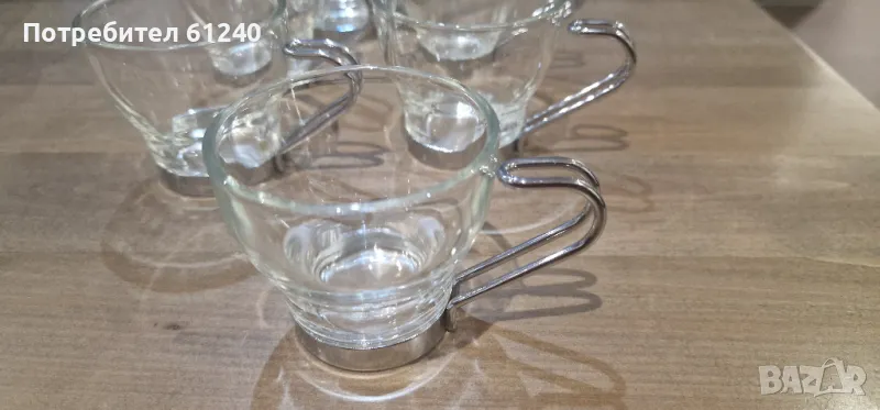 Продавам стъклени чаши за кафе , снимка 1