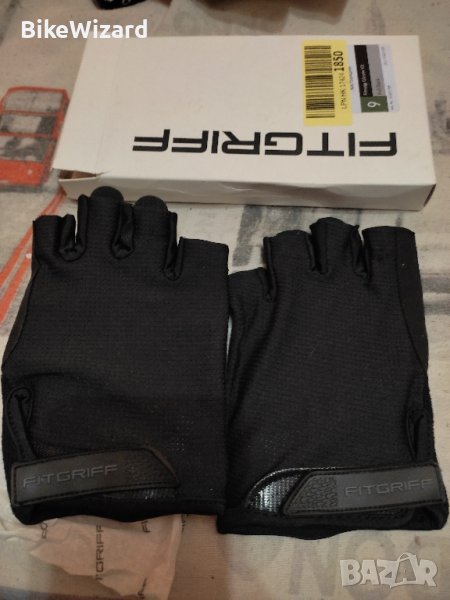 Fitgriff ръкавици за трениране черни размер 9 НОВИ, снимка 1