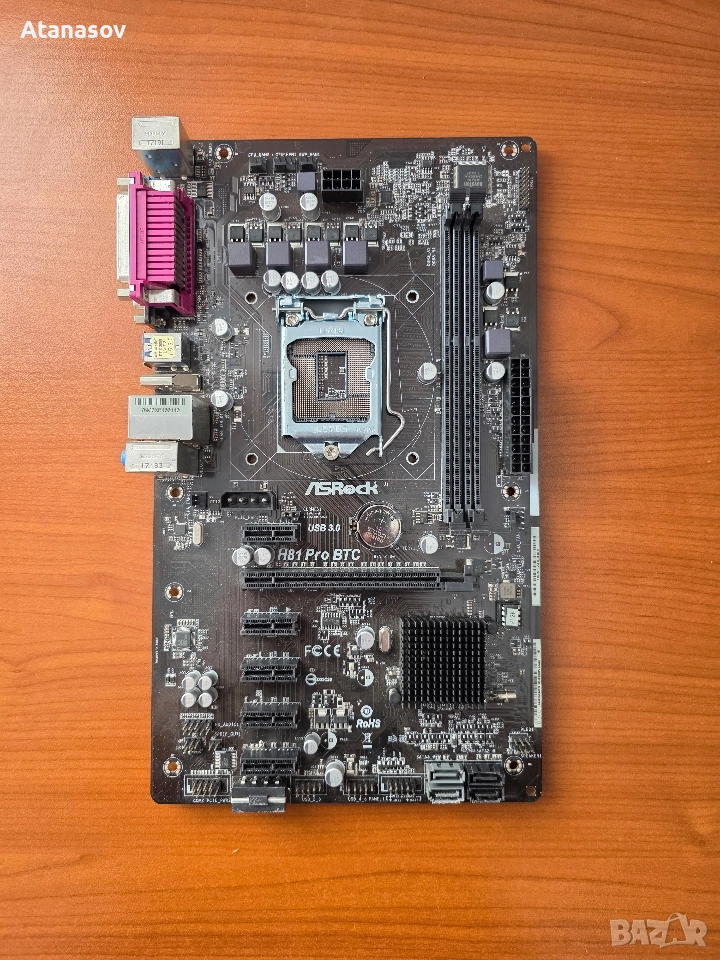Asrock H81 Pro BTC сокет 1150, снимка 1