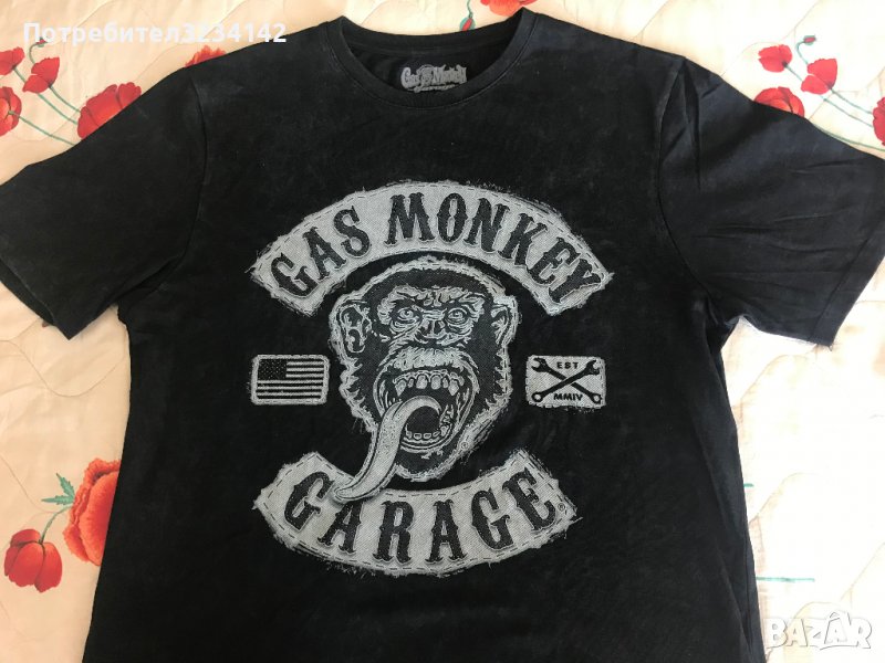 Мъжка тениска  с картинка откачена Маймуна , снимка 1