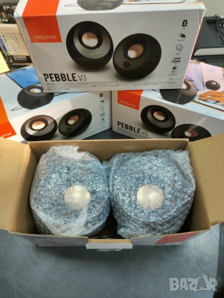 Creative Pebble V3 Bluetooth 5.0, 8W RMS Speakers тонколони, снимка 1