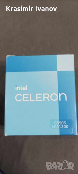 INTEL Celeron G5905 3.5Ghz Comet lake, снимка 1