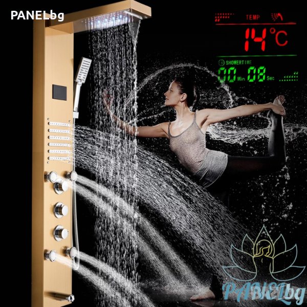 Хидромасажен душ панел Албион,лед осветление и дисплей-БЕЗПЛАТНА ДОСТАВКА, снимка 1