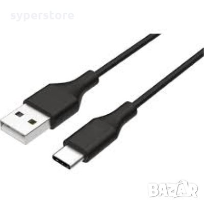 Кабел USB 3.0 към Type C Digital One SP00334 - 3м черен данни и зареждане, снимка 1