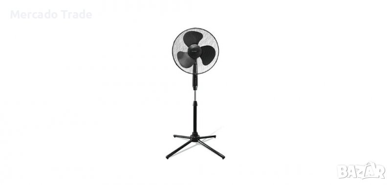 Стоящ вентилатор, Черен, снимка 1