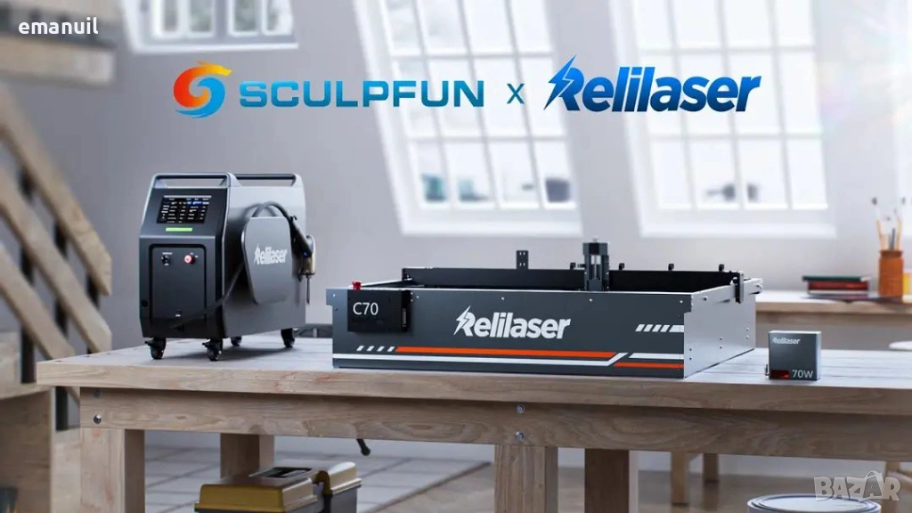 Fiber Лазер 2в1 3в1 4в1 1kW 1.5kW 2kW 3kW Заваряване Рязане Почистване заварка Премахване ръжда, снимка 1