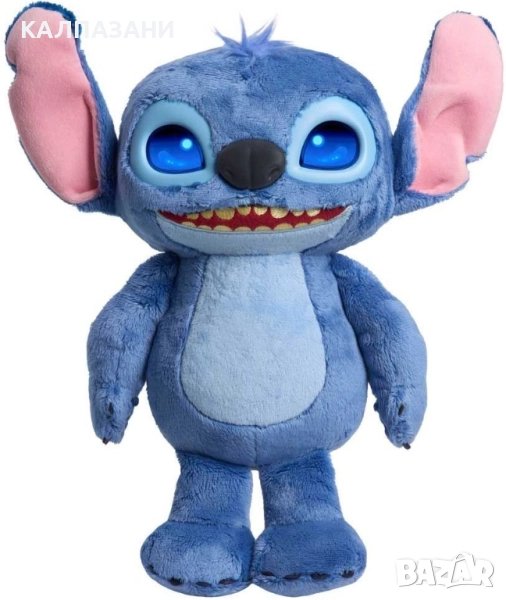 Интерактивна плюшена играчка Disney - Stitch, с LCD очи/ Стич, снимка 1