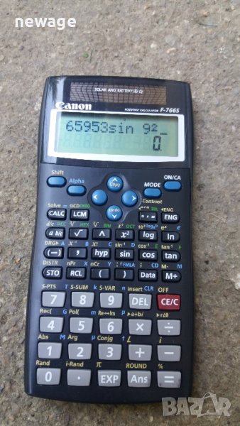 Професионален научен калкулатор Canon F-766S - двойно захранване, снимка 1