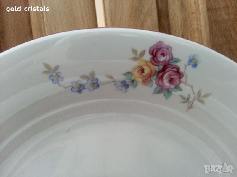 Стар български порцелан чинии, снимка 1