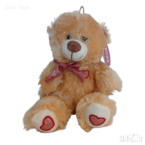 Мече с панделка, 18 см, снимка 1