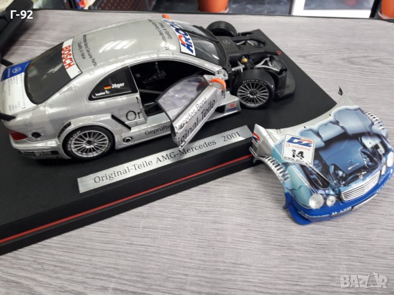 B66962136**DTM-AMG-CLK-2001**NEU**MERCEDES**КОЛЕКЦИОНЕРСКИ МОДЕЛ ** Наличен**, снимка 1