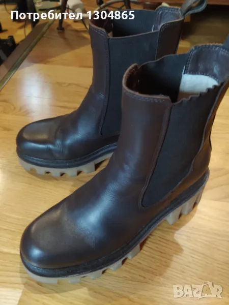 Кожени боти Tamaris, снимка 1