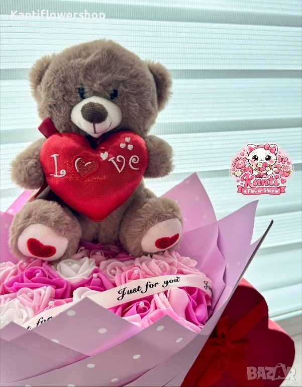 Букет вечни рози, снимка 1