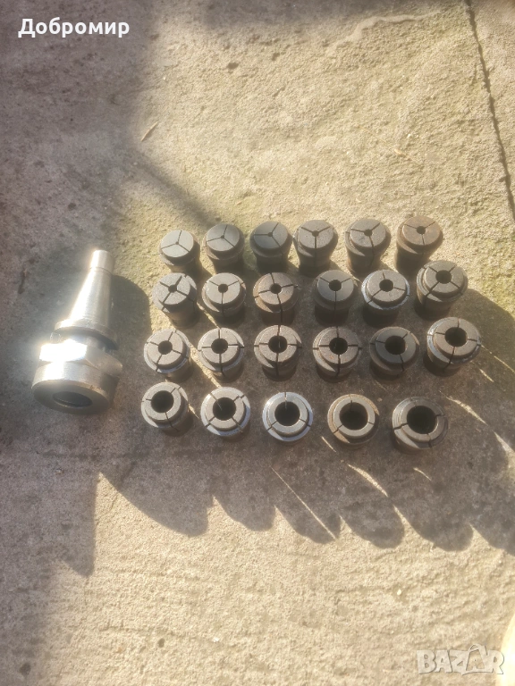 Цанги+цангодържач  исо40, снимка 1