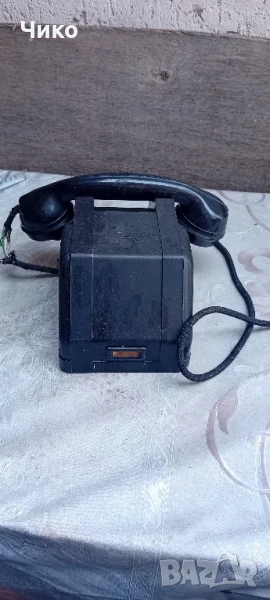 Стар военен стационарен телефон, снимка 1