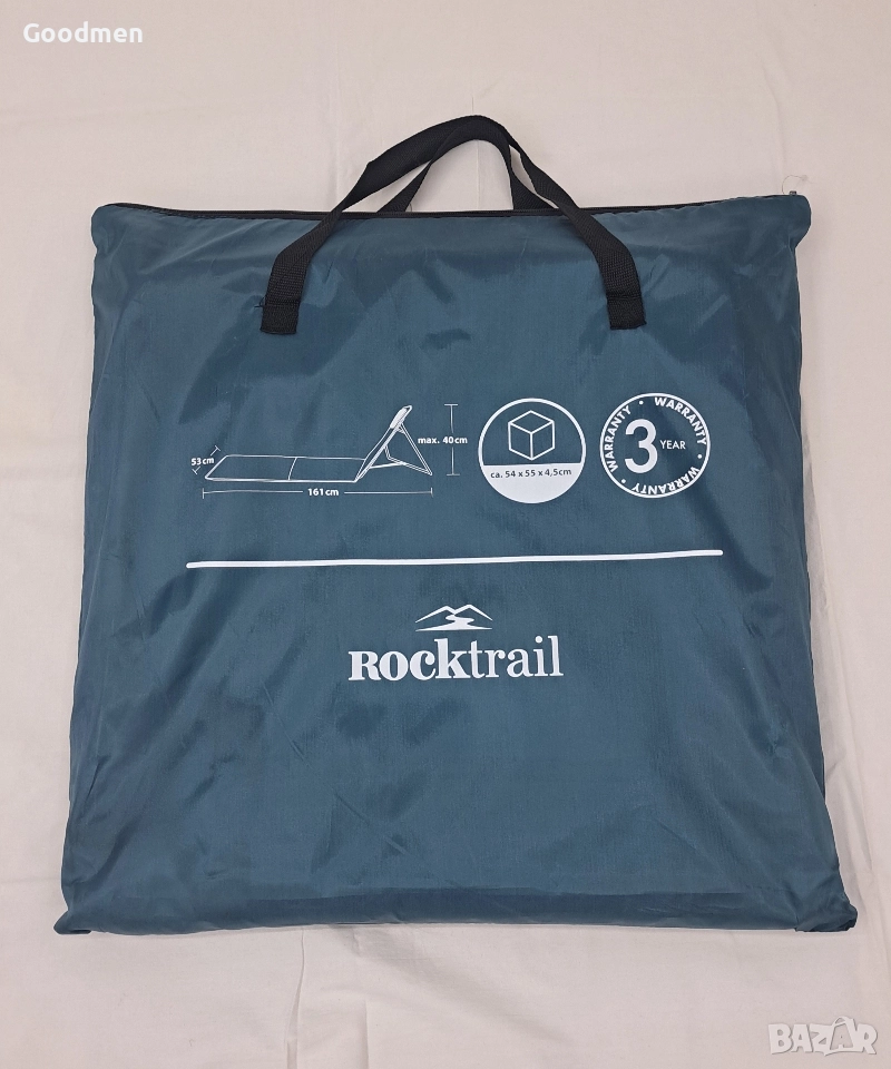 Плажна постелката с регулираща се облегалка Rocktrail, снимка 1