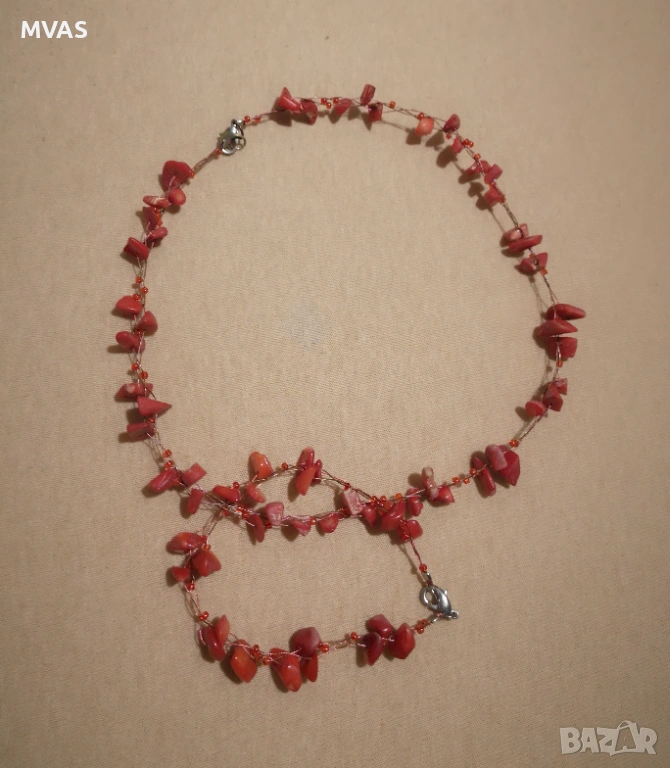 Нов Гердан + гривна от червен корал , снимка 1