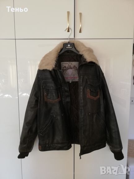 Кожено яке Primo Emporio, Шлифер, снимка 1