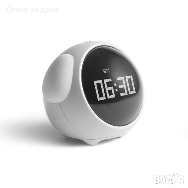 Емоджи часовник-аларма с голям цифров дисплей, снимка 1