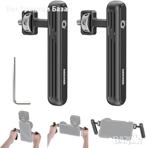 Нов 360° Въртящи Се Дръжки за Снимане Видео iPhone Samsung - NEEWER, снимка 1