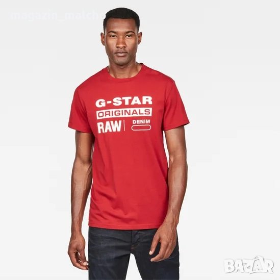 МЪЖКА ТЕНИСКА – G-STAR RAW GRAPHIC 8; размери: XS и L, снимка 1