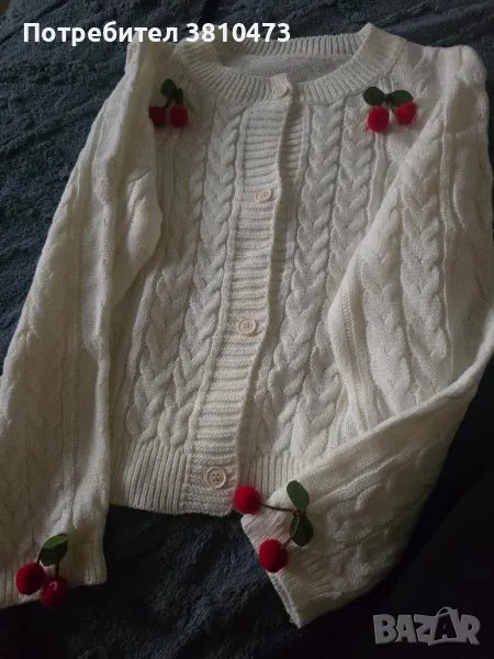 продавам красива жилетка  череша, снимка 1