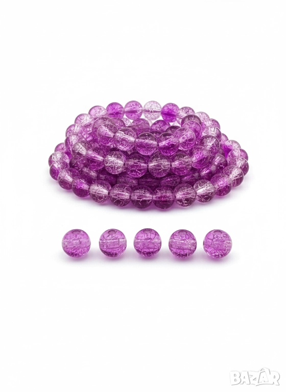 Стъклени Мъниста за Бижута 10мм 8мм 6 мм 4мм J287, снимка 1