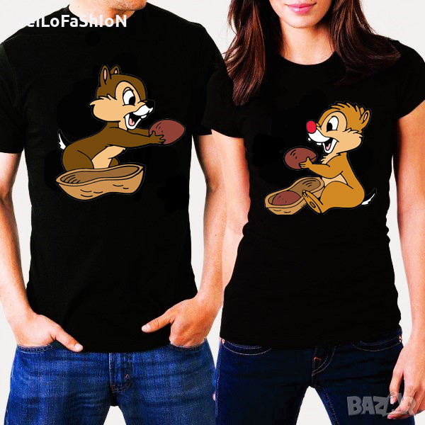 Тениски за двойки Чип и Дейл: Спасителен отряд (Chip n' Dale: Rescue Rangers) , снимка 1