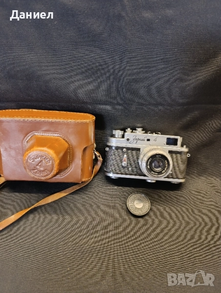 Юбилеен фотоапарат 50г съветски власти Зоркий 4, снимка 1