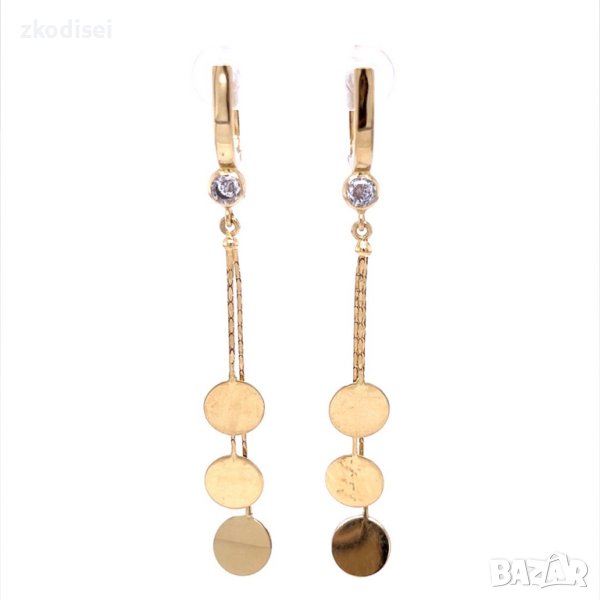 Златни обеци 4,08гр. 14кр. проба:585 модел:20530-2, снимка 1